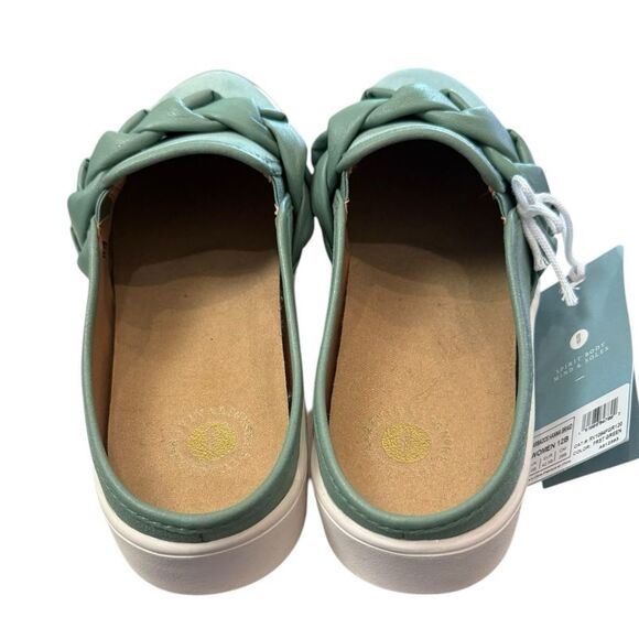 NEW Revitalign Barbados Hanna Braid Frst Green Slip-on Mules 12 - Picture 5 of 6